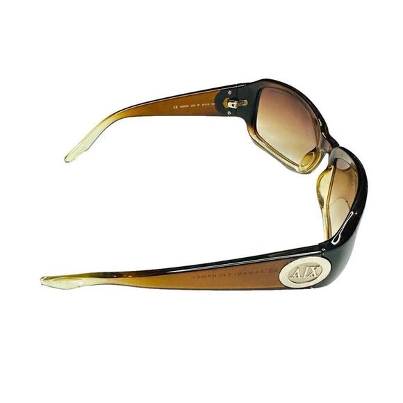 ARMANI EXCHANGE Oversized Sunglasses with Case Gradient Ombré EUC main image 12